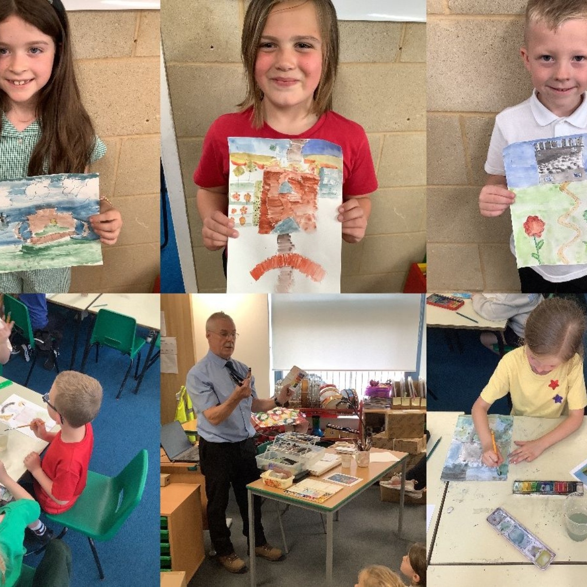 Dosthill Primary Academy - Year 2 Paints Tamworth Castle in the Style ...